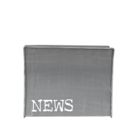 LABEL51 Woondecoratie Magazinehouder - Antiek Grijs - Metaal - One Size