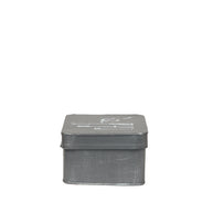 LABEL51 Opbergdozen en manden Make-Up opbergkist - Antiek Grijs - Metaal - One Size