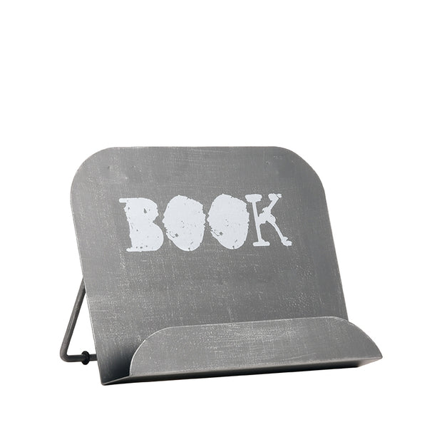 LABEL51 Keukenaccessoires Kookboekstandaard - Antiek Grijs - Metaal - One Size