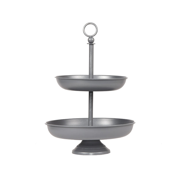 LABEL51 Woondecoratie Etagere - Antiek Grijs - Metaal - One Size
