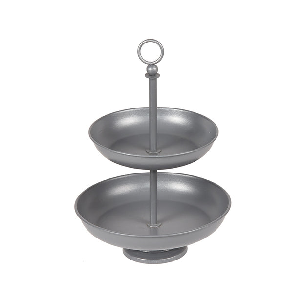 LABEL51 Woondecoratie Etagere - Antiek Grijs - Metaal - One Size
