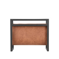 LABEL51 Woondecoratie Magazinehouder - Cognac - Leder - One Size