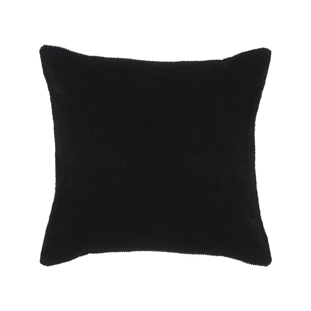 LABEL51 Sierkussens Rib - Zwart - Katoen - 45x45 cm