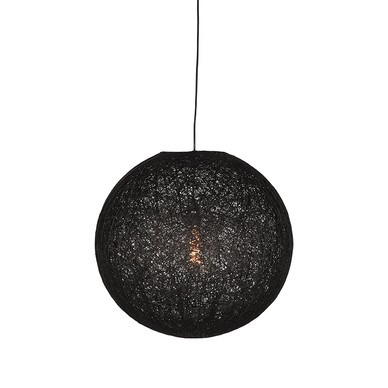 LABEL51 Hanglampen Twist - Zwart - Vlas - M