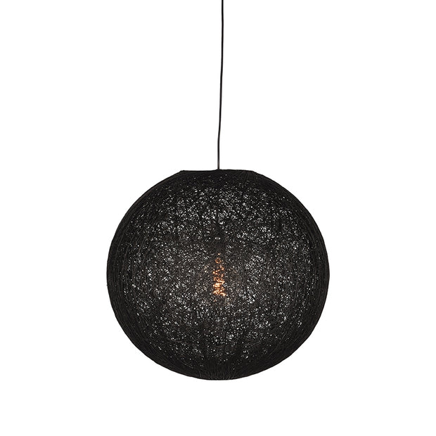 LABEL51 Hanglampen Twist - Zwart - Vlas - M