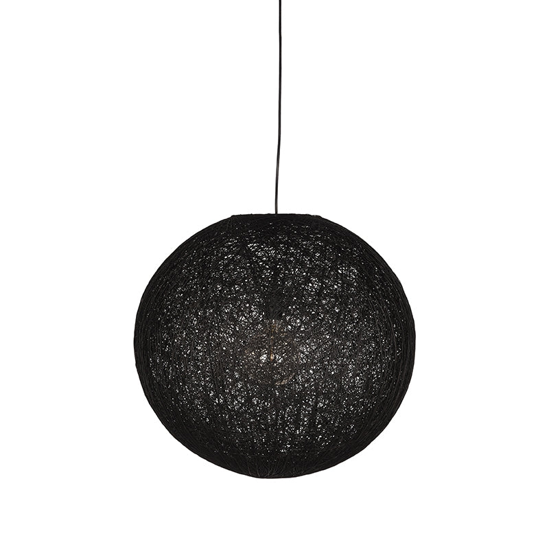 LABEL51 Hanglampen Twist - Zwart - Vlas - M