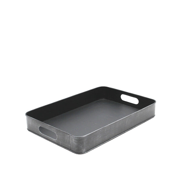 LABEL51 Keukenaccessoires Dienblad - Antiek Grijs - Metaal - S