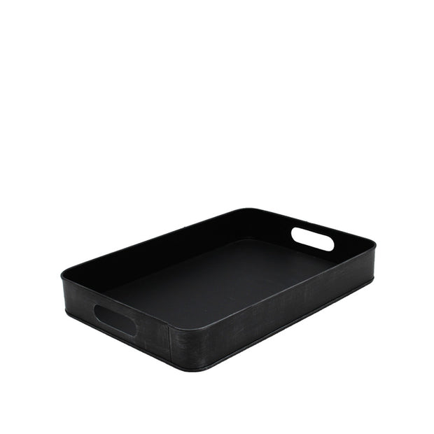 LABEL51 Keukenaccessoires Dienblad - Antiek Zwart - Metaal - S