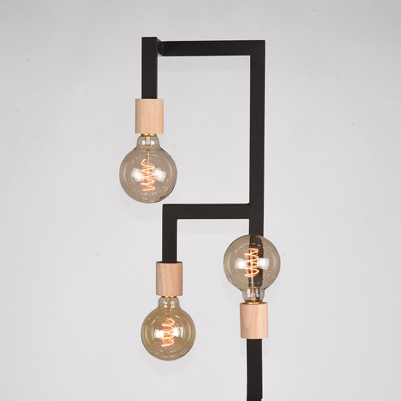 LABEL51 Vloerlampen Loco - Zwart - Metaal - SALE
