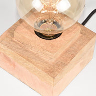 LABEL51 Tafellampen Block - Rough - Mangohout - One Size