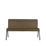 LABEL51 Eetkamerbanken Matz - Army - Kunstleder - 145 cm