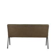 LABEL51 Eetkamerbanken Matz - Army - Kunstleder - 145 cm