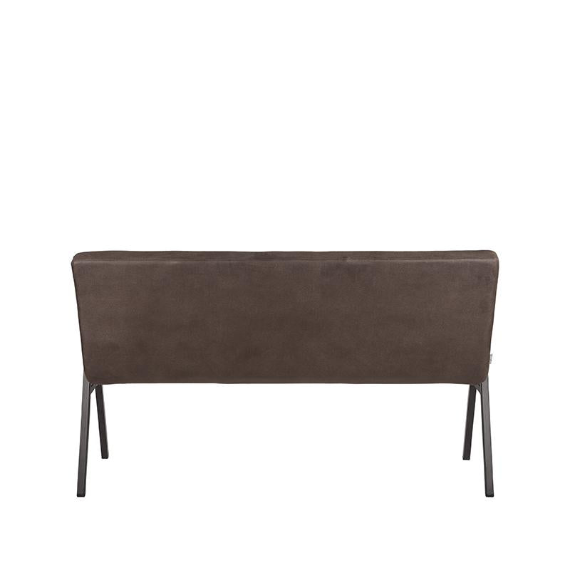 LABEL51 Eetkamerbanken Matz - Antraciet - Kunstleder - 145 cm