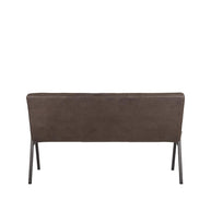 LABEL51 Eetkamerbanken Matz - Antraciet - Kunstleder - 145 cm