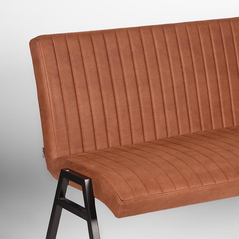 LABEL51 Eetkamerbanken Matz - Cognac - Kunstleder - 145 cm