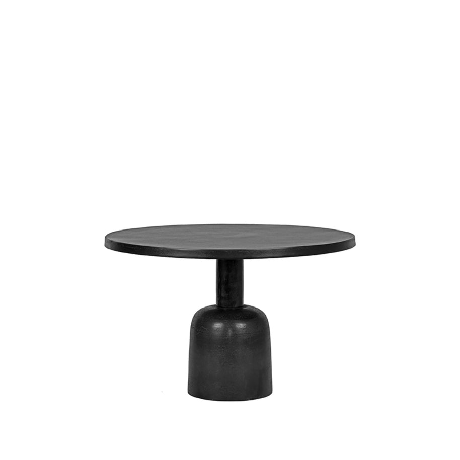LABEL51 Salontafels Wink - Zwart - Metaal - 70 cm - Rond