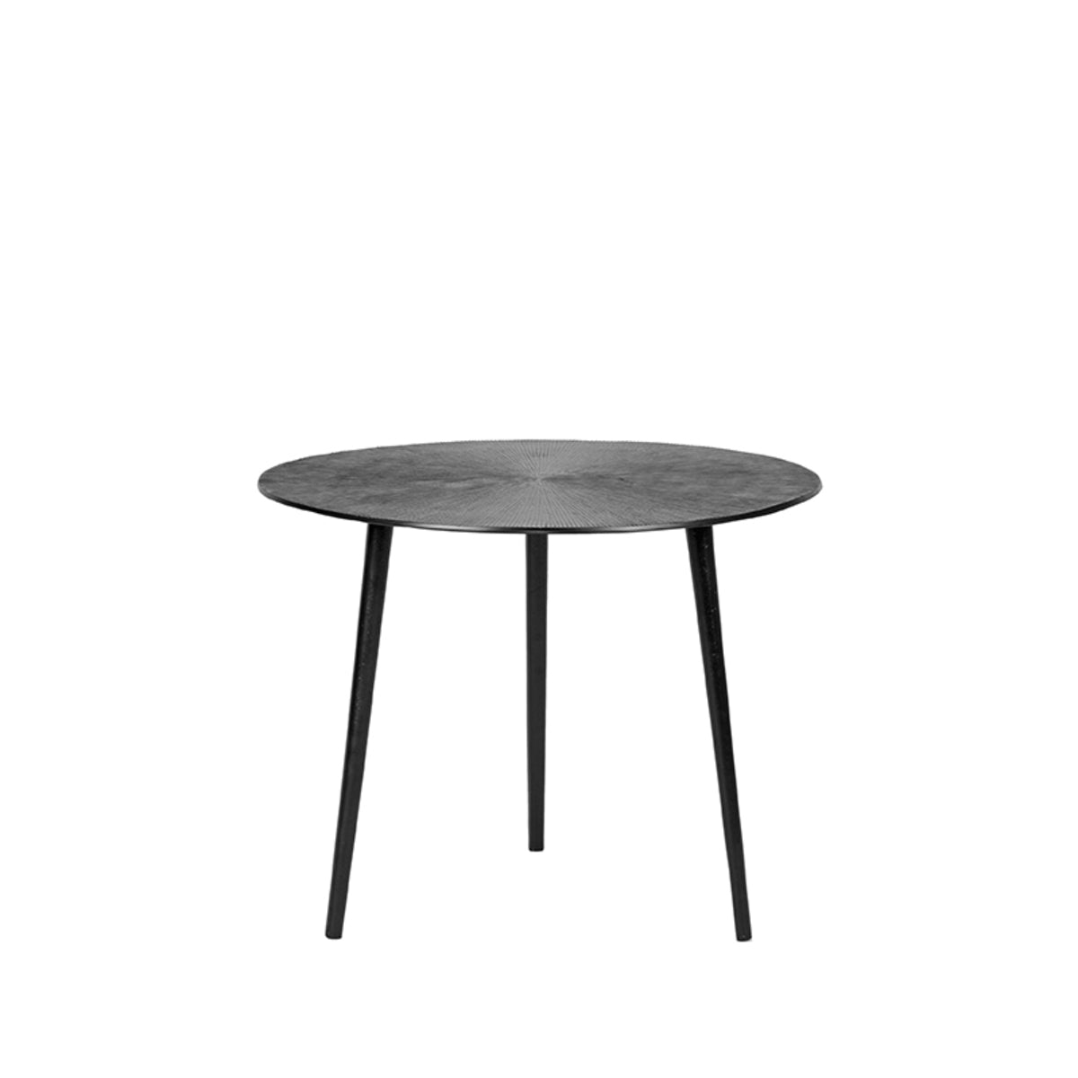 LABEL51 Salontafels Nobby - Zwart - Metaal - 50 cm - Rond