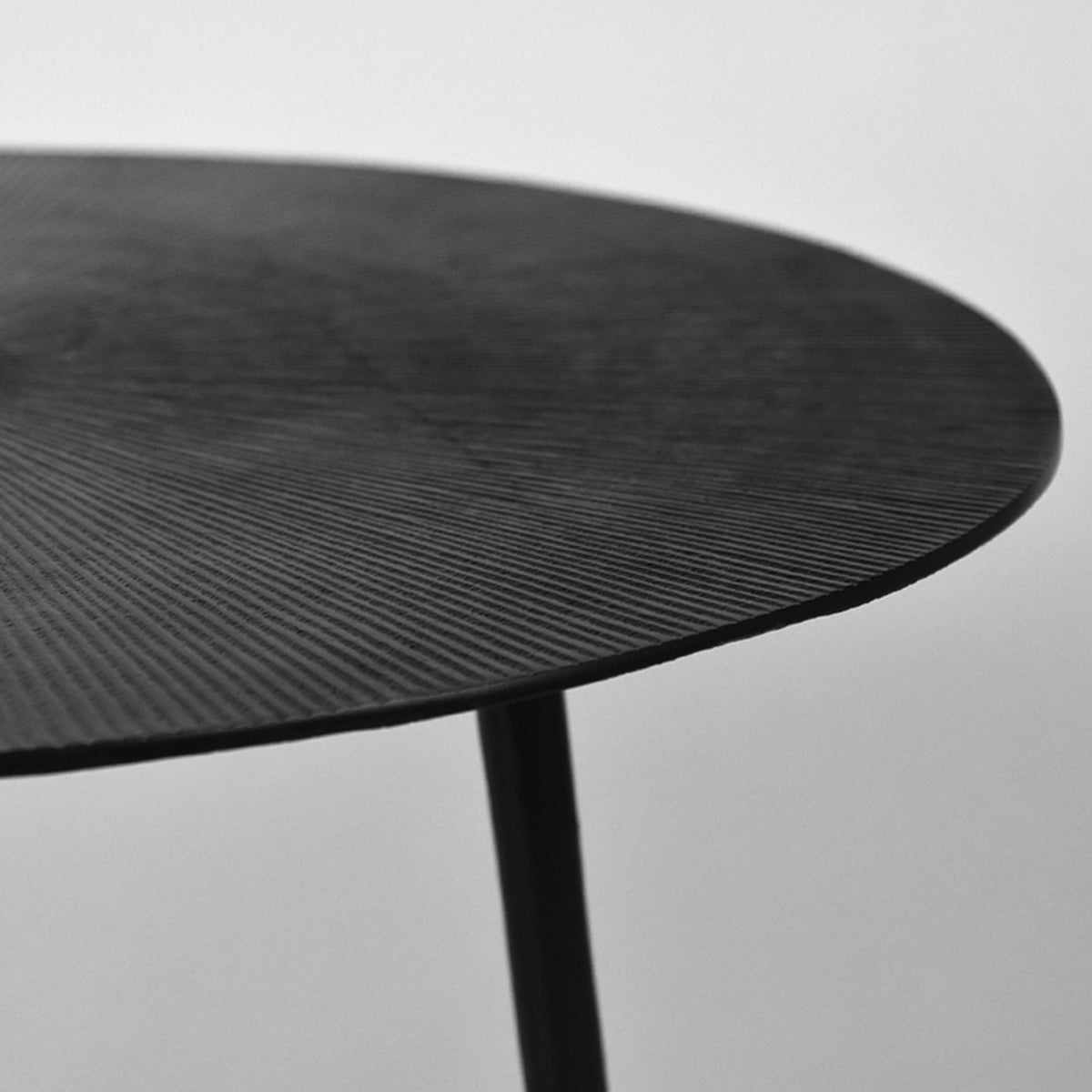 LABEL51 Salontafels Nobby - Zwart - Metaal - 60 cm - Rond