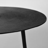 LABEL51 Salontafels Nobby - Zwart - Metaal - 60 cm - Rond
