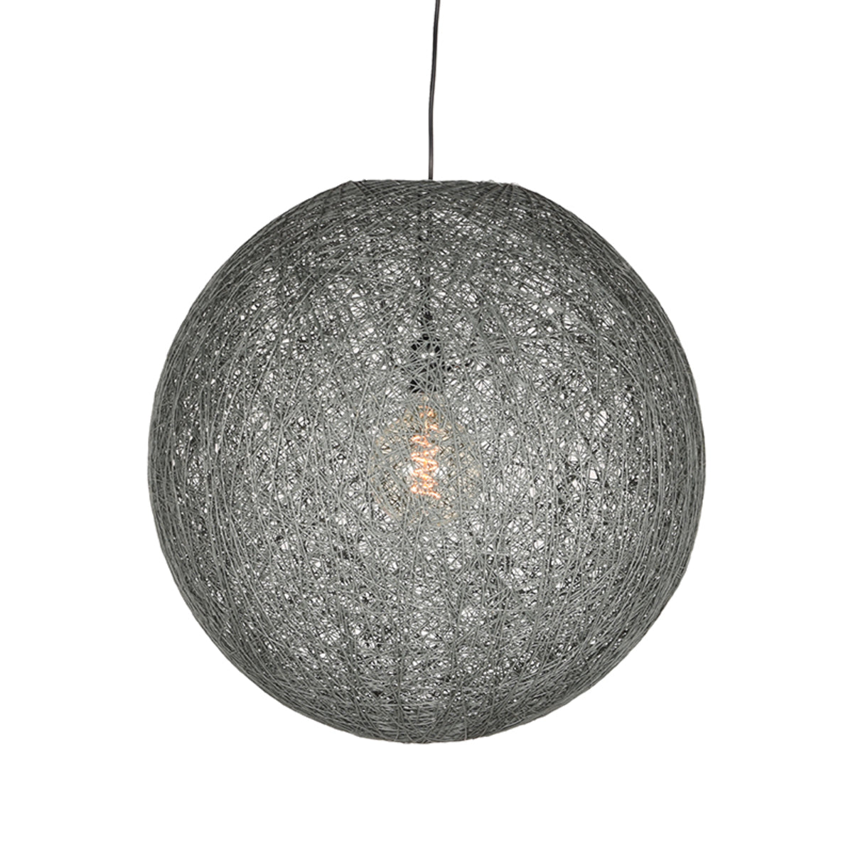 LABEL51 Hanglampen Twist - Grijs - Vlas - XL