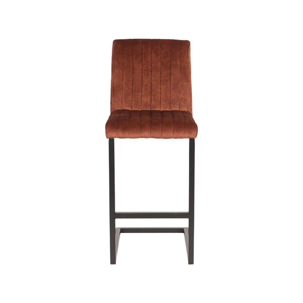 LABEL51 Barkrukken Milo - Rust - Velours - Laag
