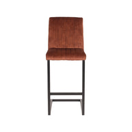 LABEL51 Barkrukken Milo - Rust - Velours - Laag