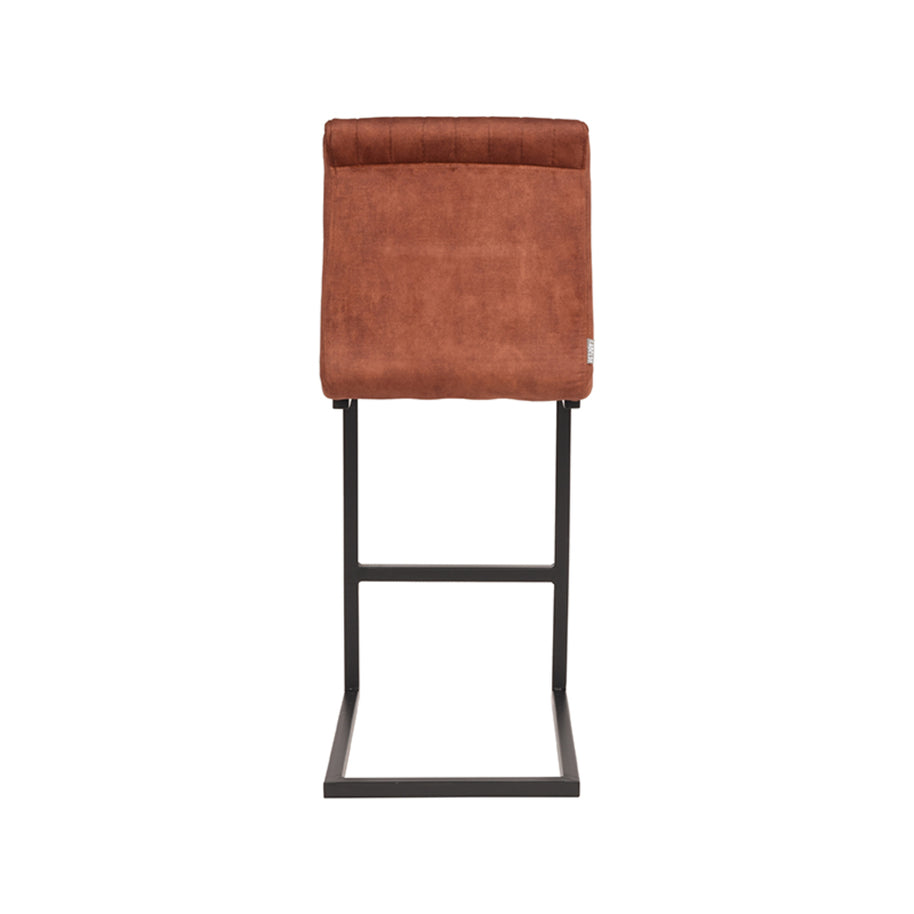 LABEL51 Barkrukken Milo - Rust - Velours - Laag