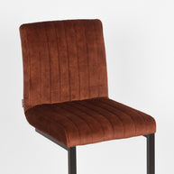 LABEL51 Barkrukken Milo - Rust - Velours - Laag