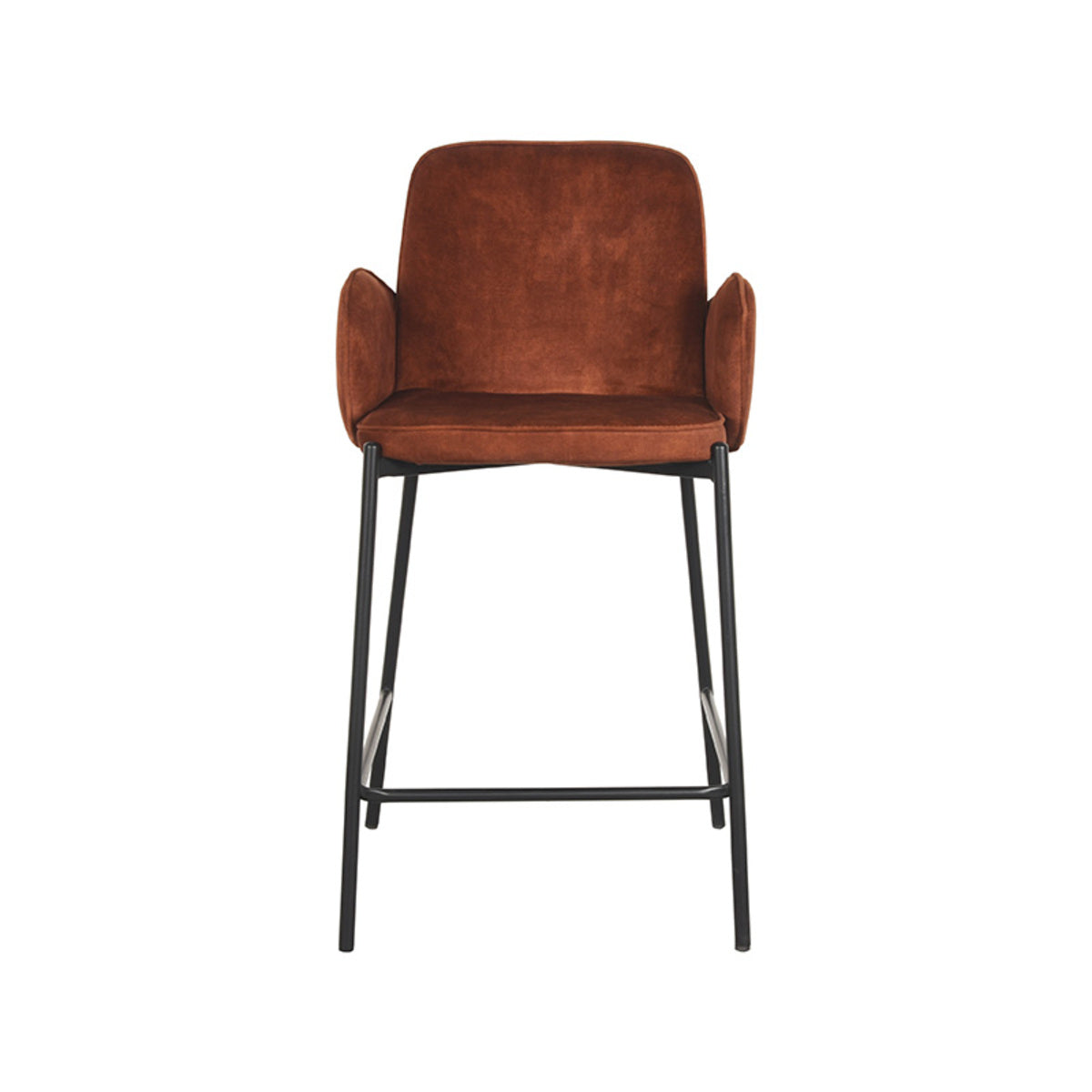 LABEL51 Barkrukken Jari - Rust - Velours - Laag