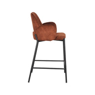 LABEL51 Barkrukken Jari - Rust - Velours - Laag