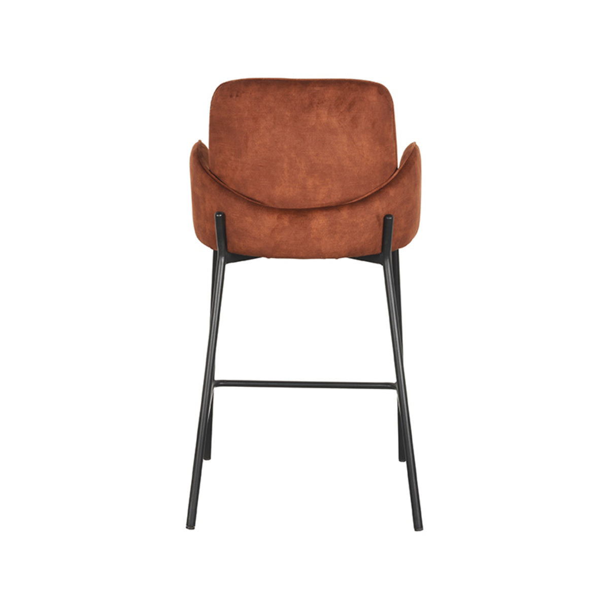 LABEL51 Barkrukken Jari - Rust - Velours - Laag