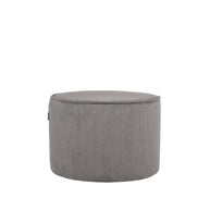 LABEL51 Poefs Tibo - Donkergrijs - Ribcord - One Size