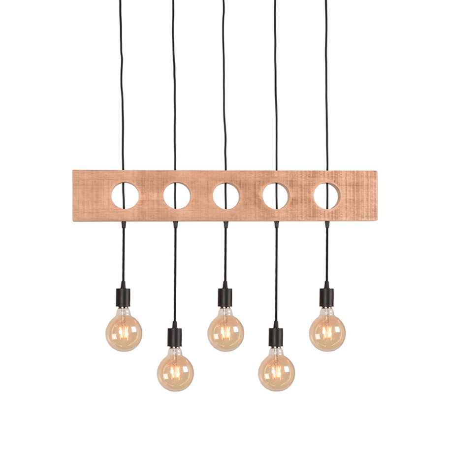 LABEL51 Hanglampen Timber - Zwart - Metaal - SALE