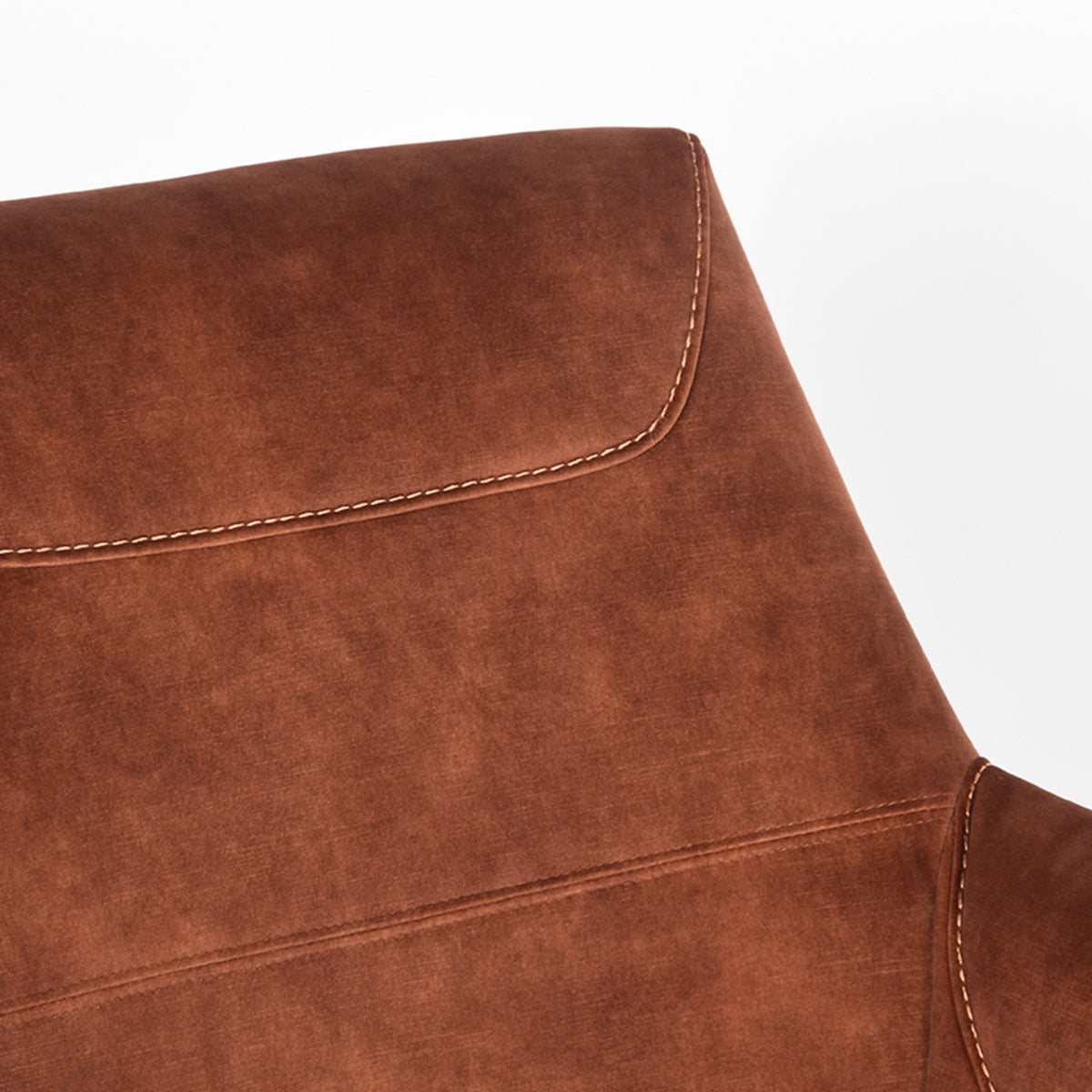 LABEL51 Fauteuils Toby - Rust - Velvet - One Size