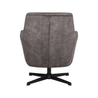 LABEL51 Fauteuils Toby - Antraciet - Velvet - One Size
