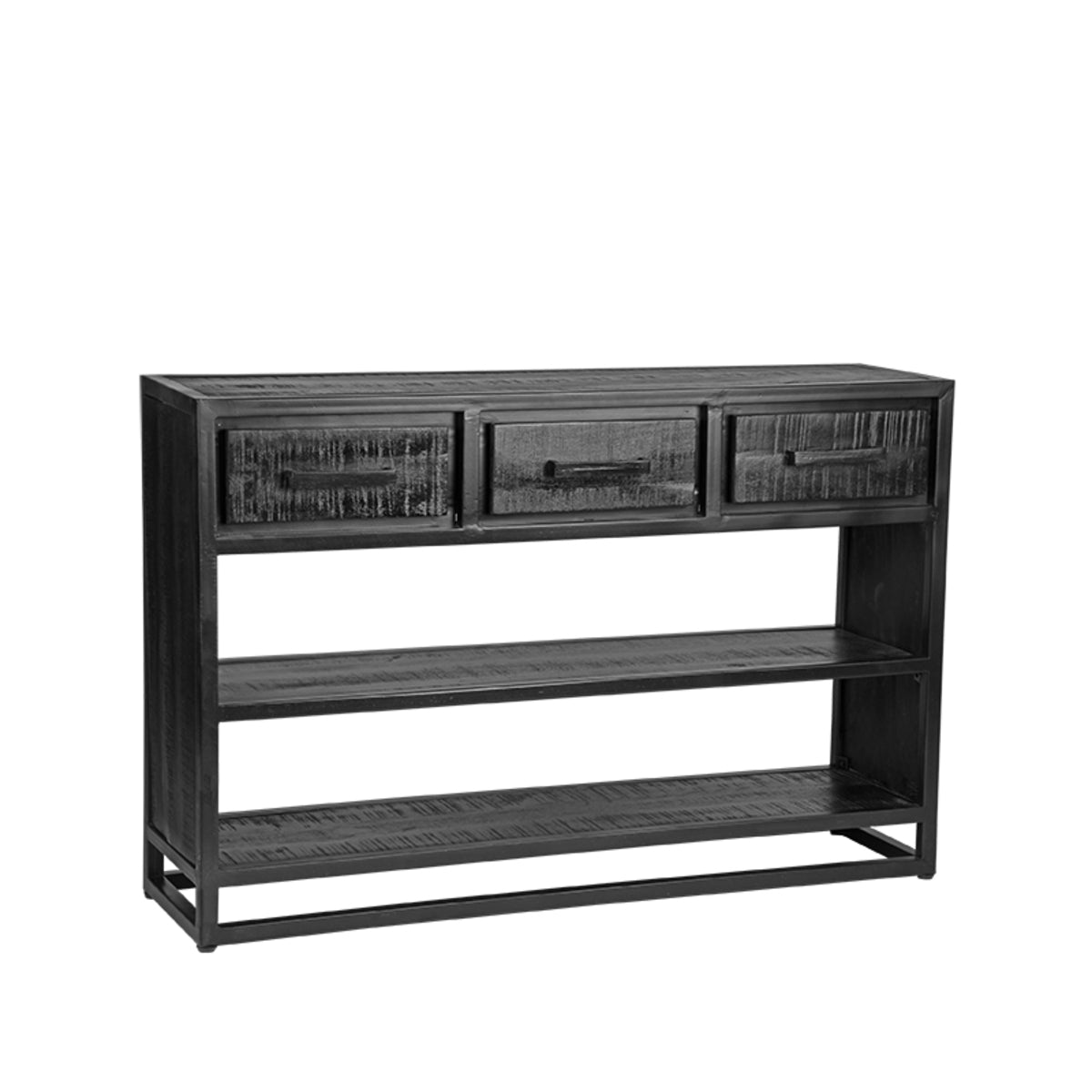 LABEL51 Sidetables Chili - Zwart - Mangohout - One Size