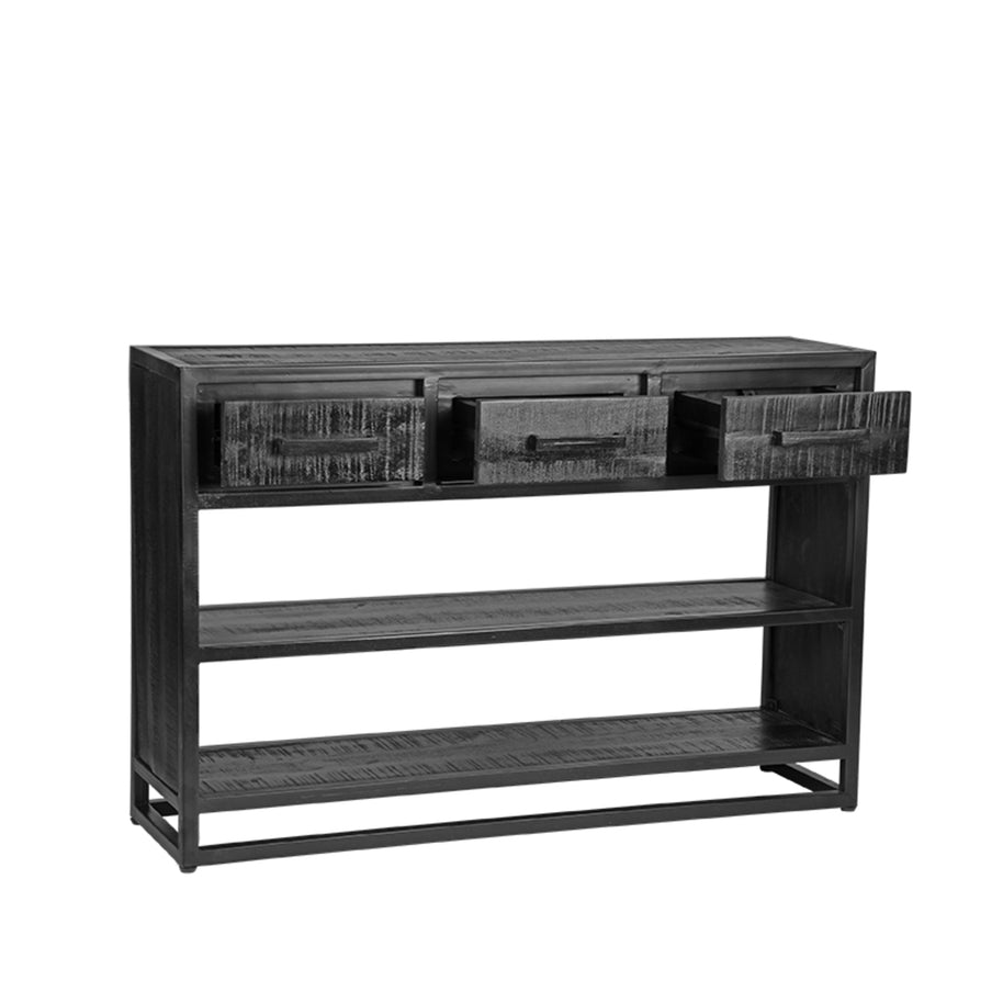 LABEL51 Sidetables Chili - Zwart - Mangohout - One Size