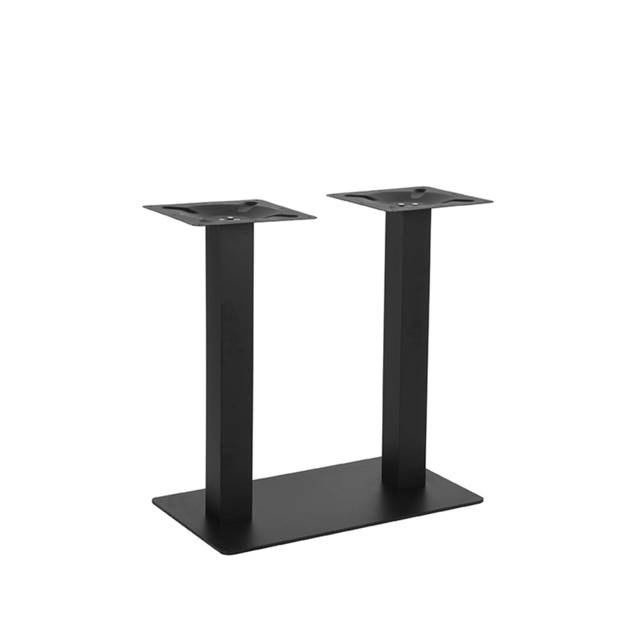 LABEL51 Eetkamertafels Tafelpoot Dubbel - Zwart - Metaal - 72 cm