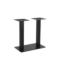 LABEL51 Eetkamertafels Tafelpoot Dubbel - Zwart - Metaal - 72 cm
