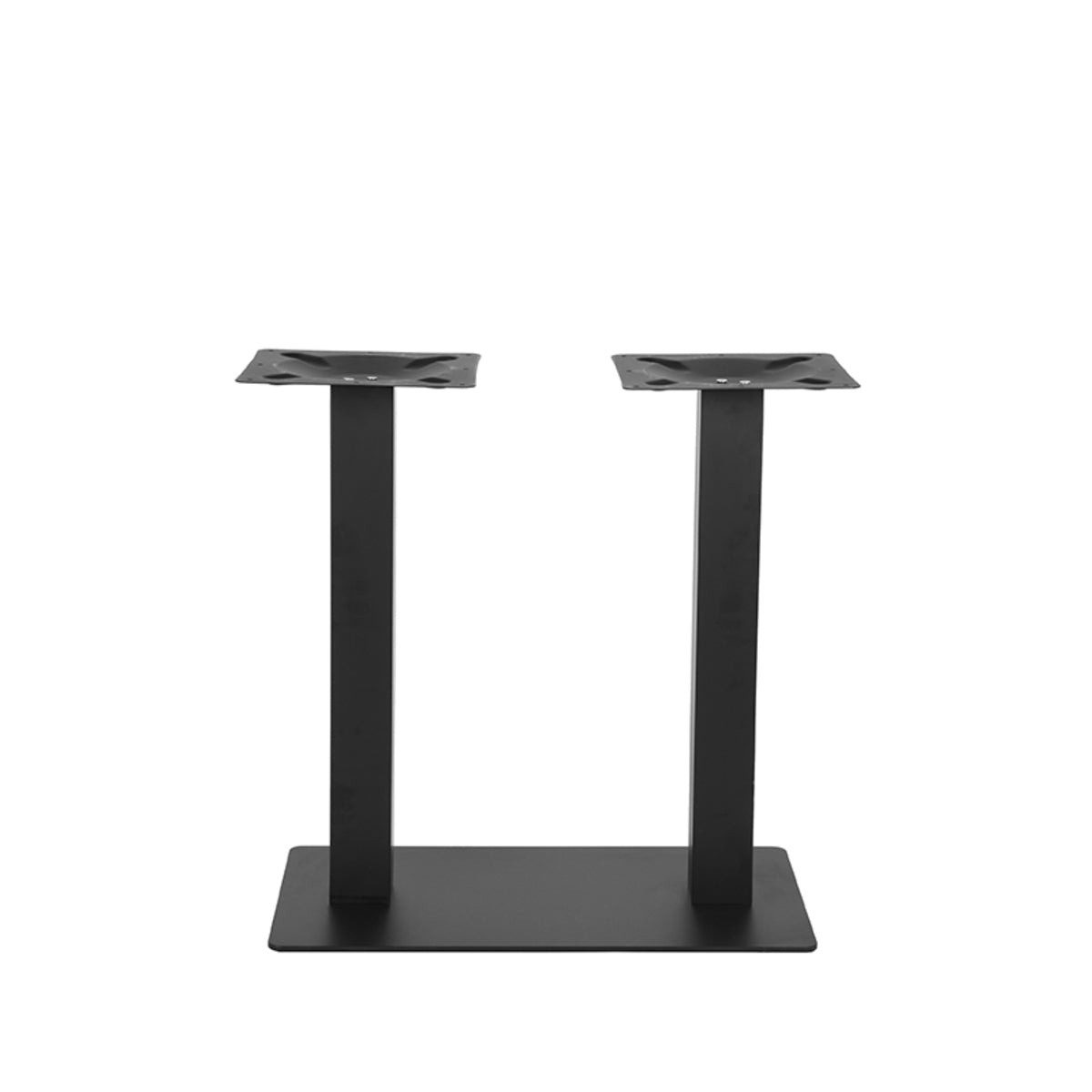 LABEL51 Eetkamertafels Tafelpoot Dubbel - Zwart - Metaal - 72 cm