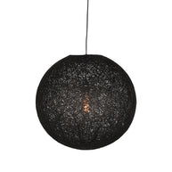 LABEL51 Hanglampen Twist - Zwart - Vlas - L