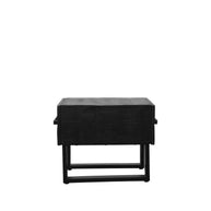 LABEL51 Salontafels Santos - Zwart - Mangohout - 50 cm