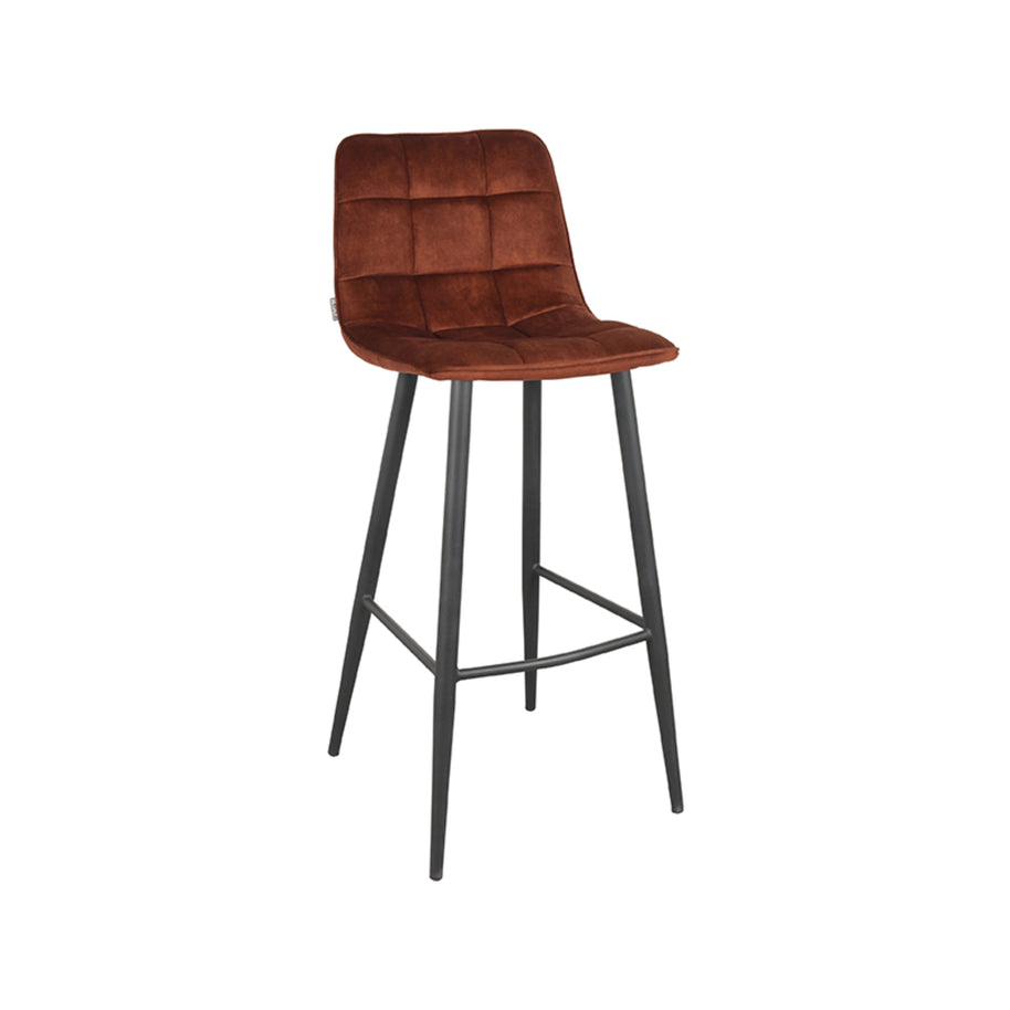 LABEL51 Barkrukken Jelt - Rust - Velours - Hoog