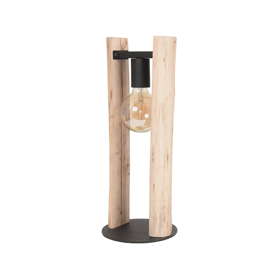 LABEL51 Tafellampen Woody - Naturel - Hout - One Size