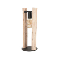 LABEL51 Tafellampen Woody - Naturel - Hout - One Size