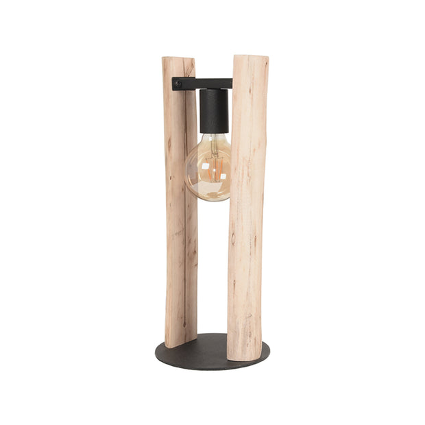 LABEL51 Tafellampen Woody - Naturel - Hout - One Size