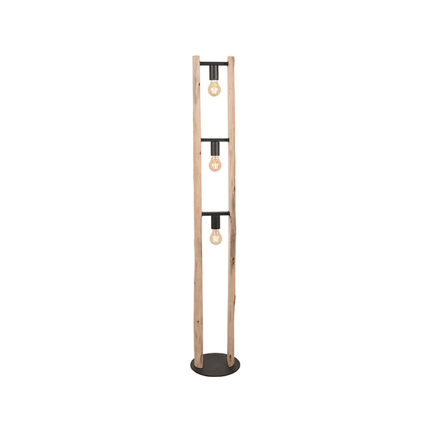LABEL51 Vloerlampen Woody - Naturel - Hout - One Size