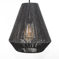 LABEL51 Hanglampen Ibiza - Zwart - Jute - 2-Lichts