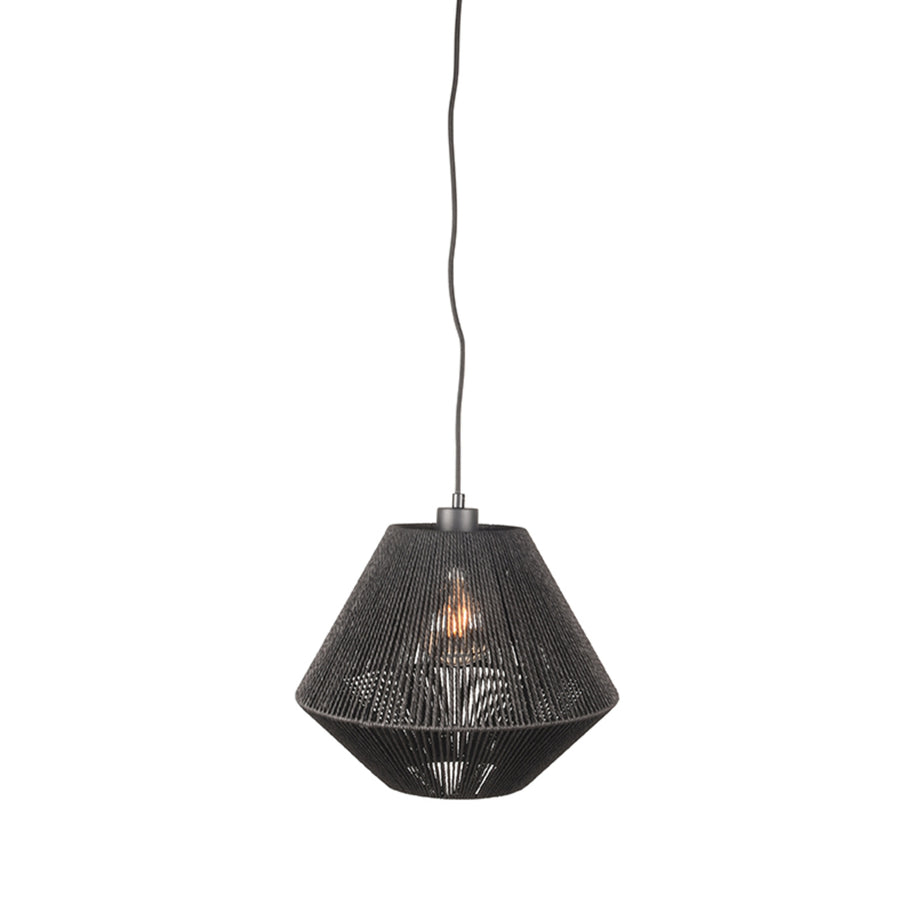 LABEL51 Hanglampen Ibiza - Zwart - Jute - 1-Lichts