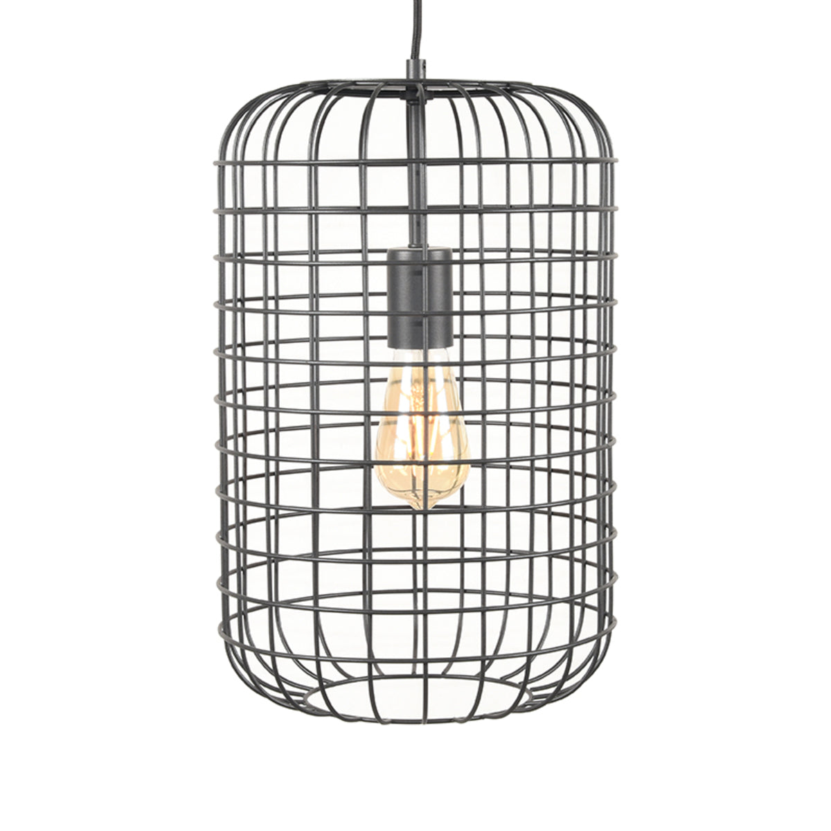 LABEL51 Hanglampen Solido - Zwart - Metaal - 1-Lichts
